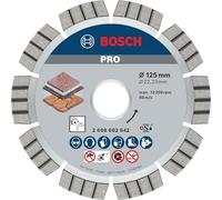 Bosch Disco Diamantato Best per Pietra, 125 x 22,23 x 2,2 X 12 MM 2608602642