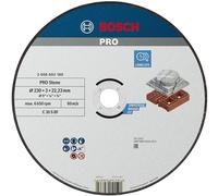 Bosch Accessories 2608603180 - Disco da taglio a mozzo piatto standard per stone C 30 S BF, 230 mm, 22,23 mm, 3,0 mm