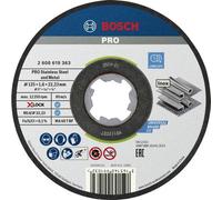 Bosch Accessories 2608619364 X-LOCK Disco di taglio dritto 125 mm 10 pz. INOX