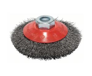 Bosch Accessories 2608622057 Spazzola conica - filo ondulato - 100 mm, 0,3 mm,
