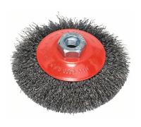 Bosch Accessories 2608622101 Spazzola conica - filo ondulato - 115 mm, 0,35 mm,
