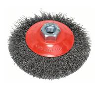 Bosch Accessories 2608622101 Spazzola conica - filo ondulato - 115 mm, 0,35 mm,