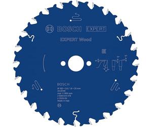 Bosch Accessories 2608644019 - Disco de sierra circular CSB Expert madera: 160x20x24D, nero