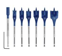 Bosch Accessories 2608900334 Kit mecchie da legno 16 mm, 18 mm, 20 mm, 22 mm,