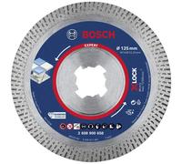 Bosch Dischi per troncatura diamantati X-LOCK HardCeramic EXPERT 125 x 22,23 x 1,4 x 10 mm per smerigliatrici angolari con X-LOCK e con ghiera di serraggio Quantità:1