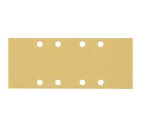 Bosch 10x Carta abrasiva EXPERT C470 con 8 fori per levigatrici orbitali | per Vernice su legno, Legno duro, Ø 93x230 mm, Grano 100, Professional Accessorio Levigatrice orbitale