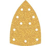 Bosch Accessories 2608901652 - Carta vetrata per levigatrice multiuso, grana 60 (lunghezza x larghezza), 93 mm x 102 mm, 10 pezzi.