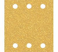 Bosch Accessories 2608901654 - Carta vetrata per levigatrice orbitale, grana 40 (lunghezza x larghezza), 107 mm x 115 mm, 5