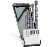 Kit punte per calcestruzzo 5 parti mm 6 8 10 bosch