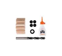 Bosch Accessories 27 pz. Set di tassellaggio 10x40 (Colla, Punta per Legno, Tasselli 10 x 40 mm)