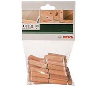 Bosch – Tasselli in legno zigrinati 10x40 – 30 pezzi