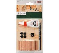 Bosch Accessories 32 pz. Set di tassellaggio 8x40 (Colla, Punta per Legno, Tasselli 8 x 40 mm)