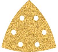 Bosch Accessories 50x Carte Abrasive Expert C470 per Legno Duro, Vernice su Legno, 93x93 mm, Grana 40, Accessorio Levigatrice a Delta