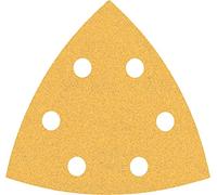 Bosch Accessories 5x Carte Abrasive Expert C470 per Legno Duro, Vernice su Legno, 93x93 mm, Grana 100, Accessorio Levigatrice a Delta