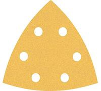 Bosch Accessories 5x Carte Abrasive Expert C470 per Legno Duro, Vernice su Legno, 93x93 mm, Grana 120, Accessorio Levigatrice a Delta