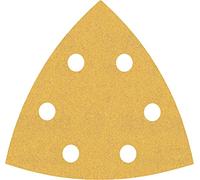 Bosch Accessories 5x Carte Abrasive Expert C470 per Legno Duro, Vernice su Legno, 93x93 mm, Grana 180, Accessorio Levigatrice a Delta