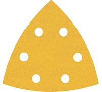 Bosch Accessories 5x Carte Abrasive Expert C470 per Legno Duro, Vernice su Legno, 93x93 mm, Grana 240, Accessorio Levigatrice a Delta