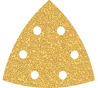 Bosch Accessories 5x Carte Abrasive Expert C470 per Legno Duro, Vernice su Legno, 93x93 mm, Grana 40, Accessorio Levigatrice a Delta