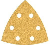 Bosch Accessories 5x Carte Abrasive Expert C470 per Legno Duro, Vernice su Legno, 93x93 mm, Grana 60, Accessorio Levigatrice a Delta