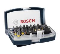 Bosch 2607017359 - Set di punte per cacciavite con clip per cintura, 32 pezzi, colore: Argento