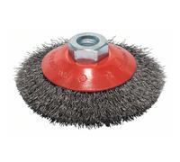 Bosch Spazzola a cono Clean for Metal, filo ondulato, 100 mm, 0,3 mm, M14, 1 pz