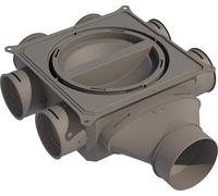 BOSCH Accessorio per ventilazione domestica VK 125-1S Plenum di distribuzione aria in plastica, laterale - 7738112658