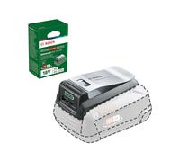 Bosch adattatore USB UniversalUSB 18V-45 (per ricaricare vari dispositivi; adattatore/power bank USB-C/USB-A; sistema 18V)