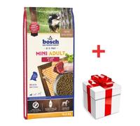 BOSCH Adult Mini Lamb & Rice 15kg + una sorpresa per il vostro cane GRATIS!