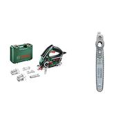 Bosch Advancedcut 50 Sega, 500 Watt, Tecnologia Nanoblade, Preselezione del Numero di Giri, in Valigetta, Verde + 2609256d86 Lama con Tecnologia Nanoblade, Wood Speed 65