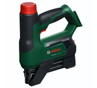 Bosch 18V System Graffatrice/Chiodatrice a batteria AdvancedTacker 18V-25 (Potente graffatura e chiodatura 2 in 1; incl. graffe, chiodi, accessorio distanziatore, cappuccio portafili)