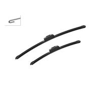 Bosch Aero-Fit Spazzole Tergicristallo Af 534 per Daewoo Matiz Honda Jazz II