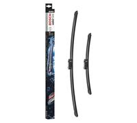 Bosch Aerotwin AM466S Tergicristalli Anteriori, Set di 2 Spazzole di Ricambio, con Adattatore Preassemblato, 650 mm/380 mm