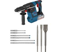 BOSCH Akku-Bohrhammer GBH18V-26 + EXP Hammerbohrer/Meißel-Set