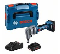 Bosch Akku-Nager Gna 18V-16 E, 2 Batteria ProCORE18V 4.0Ah, Caricatore E L-BOXX