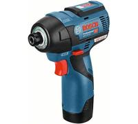 Bosch Avvitatore a Batteria GDR 12v-110, Con 2 x 3.0 Ah LI-ION Batteria, L-BOXX
