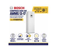 Bosch AWMS 13-17 Unità Interna Idraulica con Bollitore ACS Bivalente 184 L per C