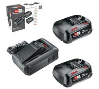 Bosch Starter Set 18V con Batteria e Caricabatteria - 2 x 2,5Ah