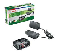 Bosch Batteria e Caricabatterie Starter Set PBA 18V (sistema 18 volt, batteria 2,5 Ah, caricabatterie, in confezione di cartone)