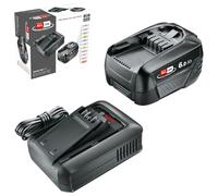 Bosch Batteria e caricatore rapido Starter Set 18 V (1 batteria agli ioni di litio da 6,0 Ah; 1 caricatore rapido; Power for All 18 V Alliance)