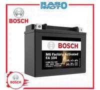 Bosch Batteria YTX12-BS Al Gel Factory Activated FA104 SYM JOYMAX EVO 300 4T-4V