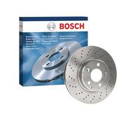 2x Disco freno forato 0 986 479 072 BOSCH per MERCEDES-BENZ SL