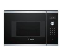 BOSCH - BEL524MS0 Forno Microonde da Incasso con Grill Capacit 20 Litri Potenza 800 Watt Colore Nero / Acciaio Inox