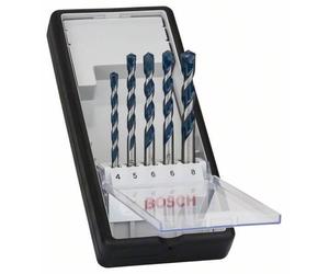 Bosch Betonbohrer-Robust-Line-Set CYL-5, Blu Granite, 5-teilig,4 - 8 MM