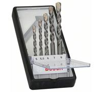 Bosch Betonbohrer-Robust Set di Riga CYL-3, Argento Percussioni, 5-teilig,5 -