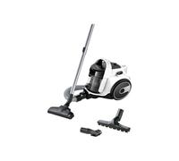 BOSCH BGS05A322 - Aspirateur Traineau sans Sac - Rayon d'action 9 m - Capacité bac 1,5 L - 78 dB - 700 W - Blanc