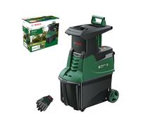 Bosch Biotrituratore a turbina AXT 25 TC (2500 W;idoneo per legno e residui resistenti;con guanti da giardinaggio inclusi;cesto di raccolta integrato da 53 l;in confezione di cartone) - Amazon Edition