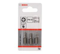Bit per cacciavite Bosch extra duro, PH 0, 25mm Quantità:1