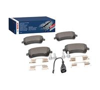 Bosch BP1018 - Pastiglie Freni Auto, Asse Posteriore - Qualità Bosch - Riduzione del Rumore e della Polvere - Certificazione ECE-R90 - Senza Rame - 1 Confezione da 4 Pastiglie - Con Accessori