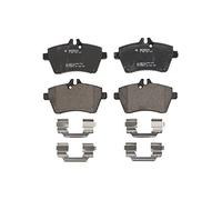 Bosch BP1491 - Pastiglie Freni Auto, Asse Anteriore - Qualità Bosch - Riduzione del Rumore e della Polvere - Certificazione ECE-R90 - Senza Rame - 1 Confezione da 4 Pastiglie - Con Accessori