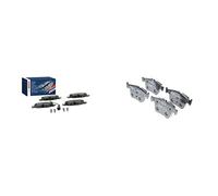 Bosch BP1505 Pastiglie Freno, Asse Anteriore, Certificato ECE-R90, 1 Set di 4 Pastiglie & BP1503 Pastiglie Freno, Asse Posteriore, Certificato ECE-R90, 1 Set di 4 Pastiglie